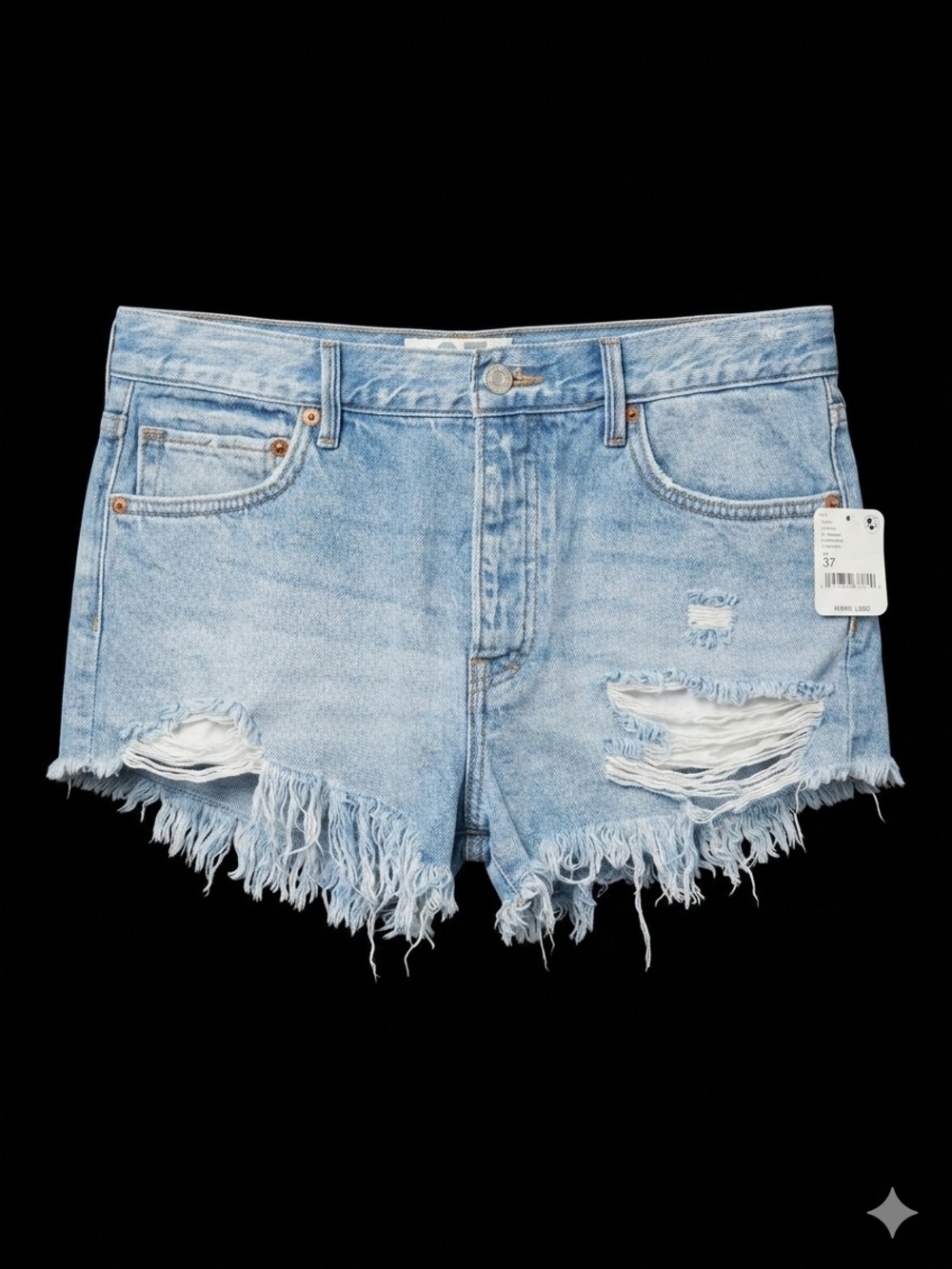 Free People "We The Free" Loving Good Vibrations Cutoff Shorts